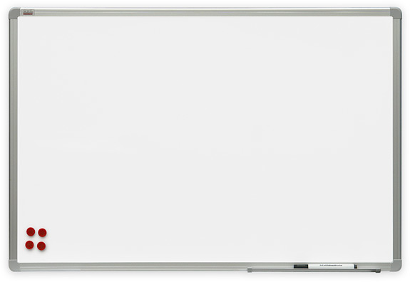 Whiteboard in aluminum frame officeBoard