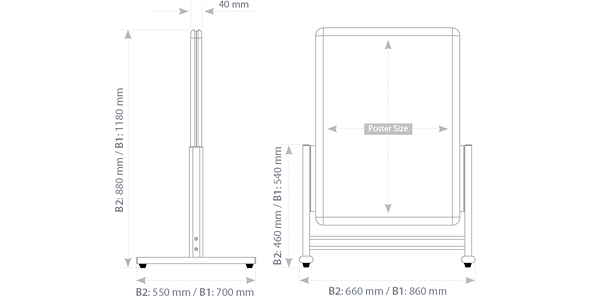 TZST - technical drawing - dimensions