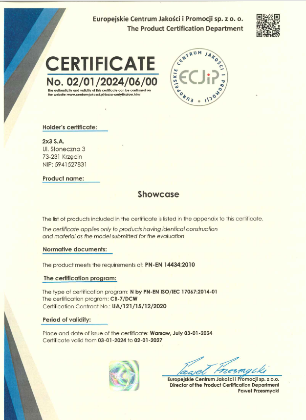 Certificate of Conformity No. 02/01/2024/06/00